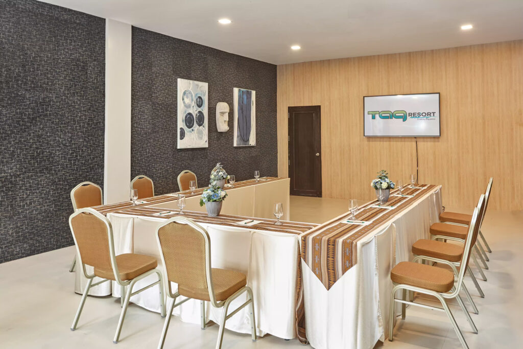 The Talakayan meeting room complete with all amenities located in TAG Resort Coron, Palawan